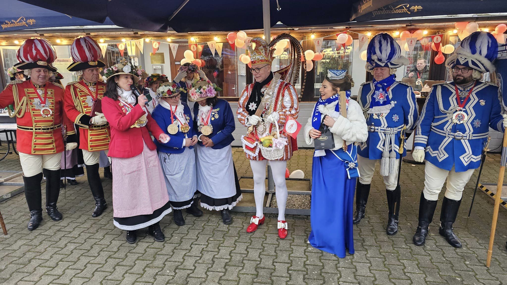 Das Düsseldorfer Prinzenpaar - Prinzessin Venetia Melanie und Prinz Karneval Uwe